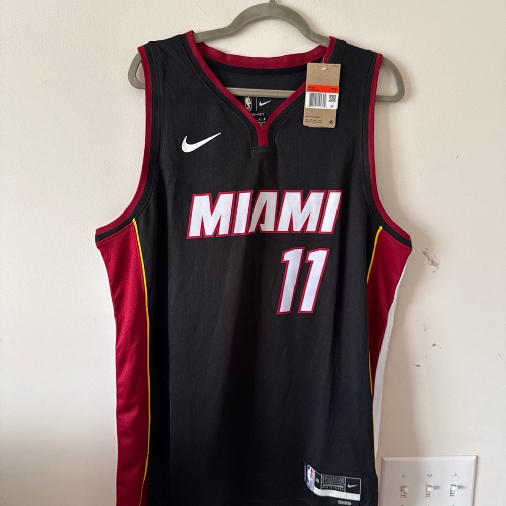 Men’s Nike Miami Heat Jaime Jaquez Jr #11 Nike Jersey Icon Edition Sz 48 - NWT